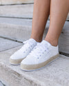Baylor Platform Espadrille Sneakers - White