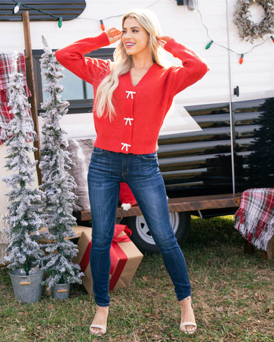 The Most Wonderful Day Sweater - Red