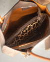 Jean Faux Leather Tote, Leopard Crossbody And Coin Purse - Dark Taupe