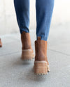 Robin Slip On Booties - Cognac