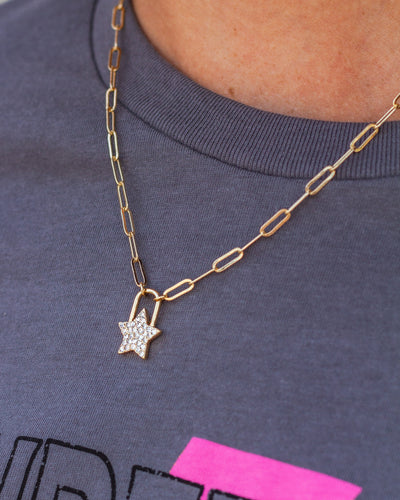 Ayla Star Necklace - Gold