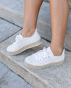 Baylor Platform Espadrille Sneakers - White