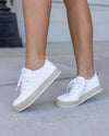 Baylor Platform Espadrille Sneakers - White