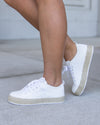 Baylor Platform Espadrille Sneakers - White
