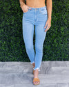 Bentley Distressed Skinny Jeans - Light Wash
