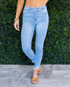 Bentley Distressed Skinny Jeans - Light Wash