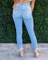 Bentley Distressed Skinny Jeans - Light Wash