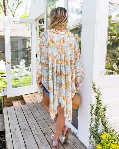 Better Than The Rest Kimono - Teal