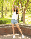 Running Errands Pocket Tank - White