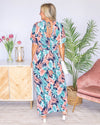 Palm Beach Maxi Dress - Navy