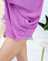 Elodie Lightweight Knit Dolman Sleeve Cardigan - Orchid
