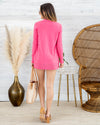 Keep My Word Cardigan - Bubblegum Pink