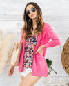 Keep My Word Cardigan - Bubblegum Pink