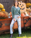Autumn Air Top - Hunter Green