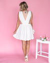 Shae V-Neck Cutout Dress - Off White