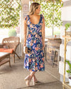 Summertime Sweetness Midi Dress - Navy
