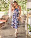 Summertime Sweetness Midi Dress - Navy