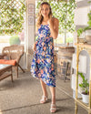 Summertime Sweetness Midi Dress - Navy