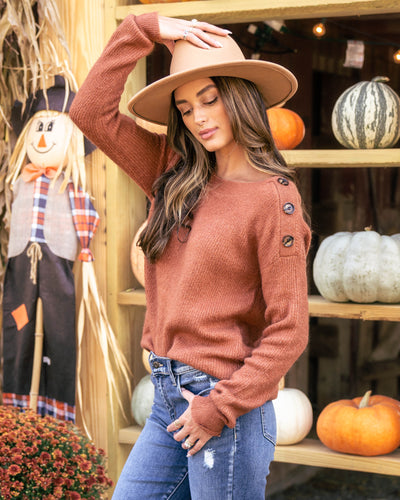 Autumn Nights Sweater - Amber