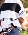 By The Fire Sweater - White