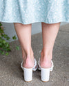 Alba Braided Heels - White