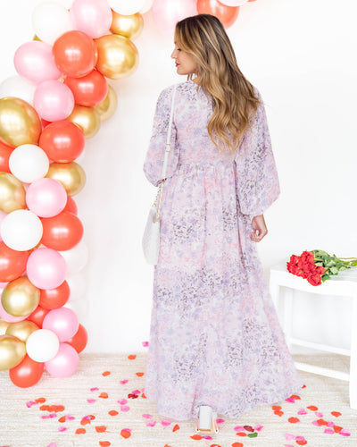 Sophie Ruched Cutout Maxi Dress - Blush