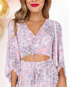 Sophie Ruched Cutout Maxi Dress - Blush