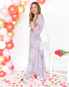 Sophie Ruched Cutout Maxi Dress - Blush