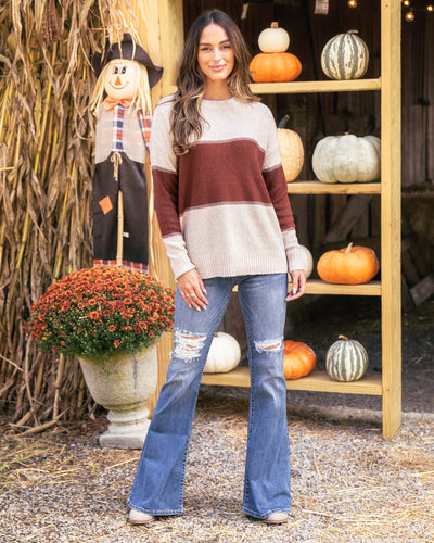 Fall Adventures Sweater - Oatmeal