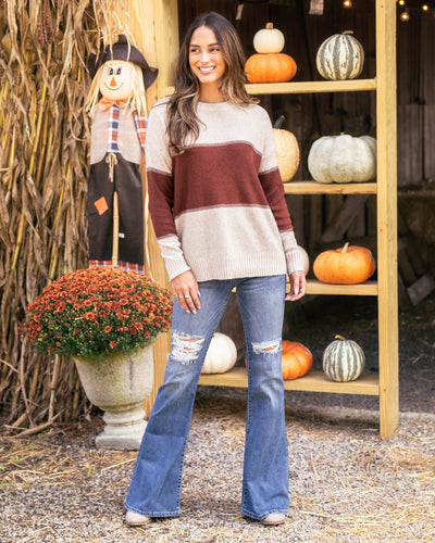 Fall Adventures Sweater - Oatmeal