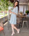 Subtle Statements Dress - Cloud