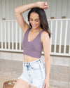 Casual Confidence Reversible Tank - Dusty Plum
