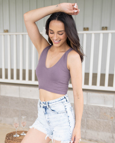 Casual Confidence Reversible Tank - Dusty Plum