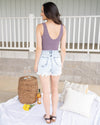 Casual Confidence Reversible Tank - Dusty Plum