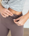 Michelle Performance High Waisted Leggings - Dark Mauve