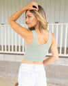 Casual Confidence Reversible Tank - Sage