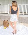 Casual Confidence Reversible Tank - Charcoal