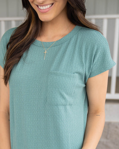 My First Pick Knit Top - Teal