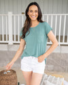 My First Pick Knit Top - Teal