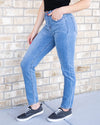 Kendra Tomboy Skinny Jeans - Medium Wash