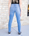 Kendra Tomboy Skinny Jeans - Medium Wash