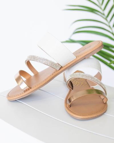 Slip Into Sunshine Sandal - White