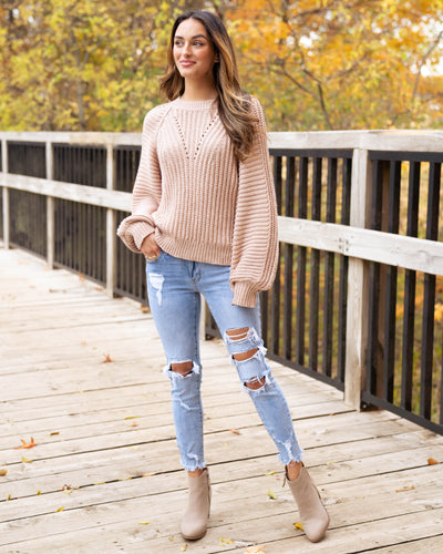 Endless Comfort Sweater - Taupe