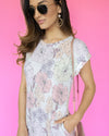 Mara Pocketed Floral Dress - Pink Multi