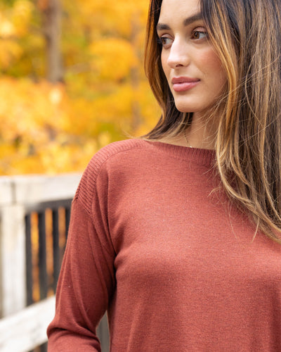 All Day Cozy Sweater - Copper