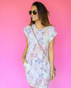 Mara Pocketed Floral Dress - Pink Multi