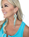 Harlow Statement Earrings - Turquoise