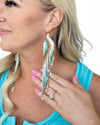 Harlow Statement Earrings - Turquoise