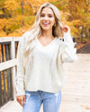 Up At Dawn Sweater - Ivory