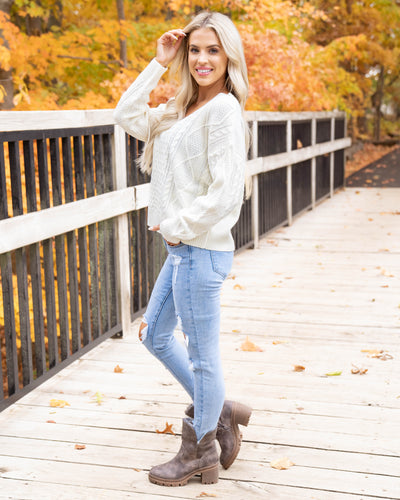 Up At Dawn Sweater - Ivory